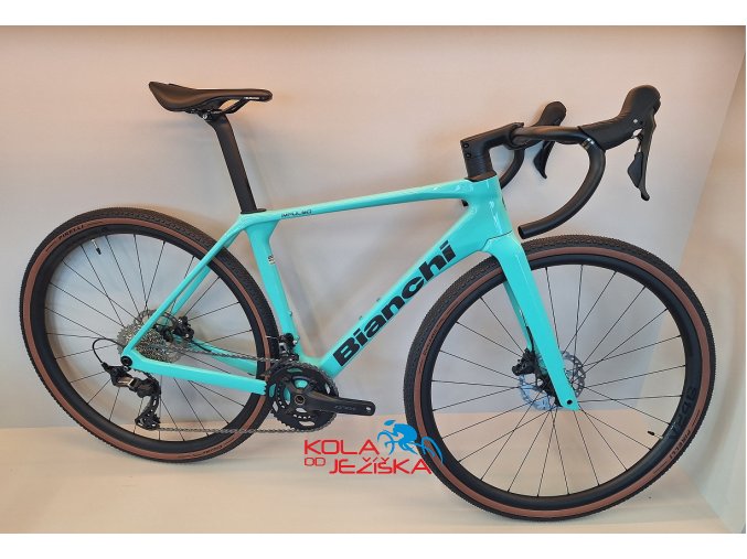 Gravel kolo Bianchi Impulso Comp 2026 Celeste/Graphite