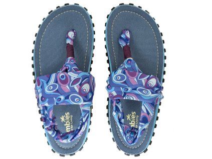 sandaly gumbies slingback peacock