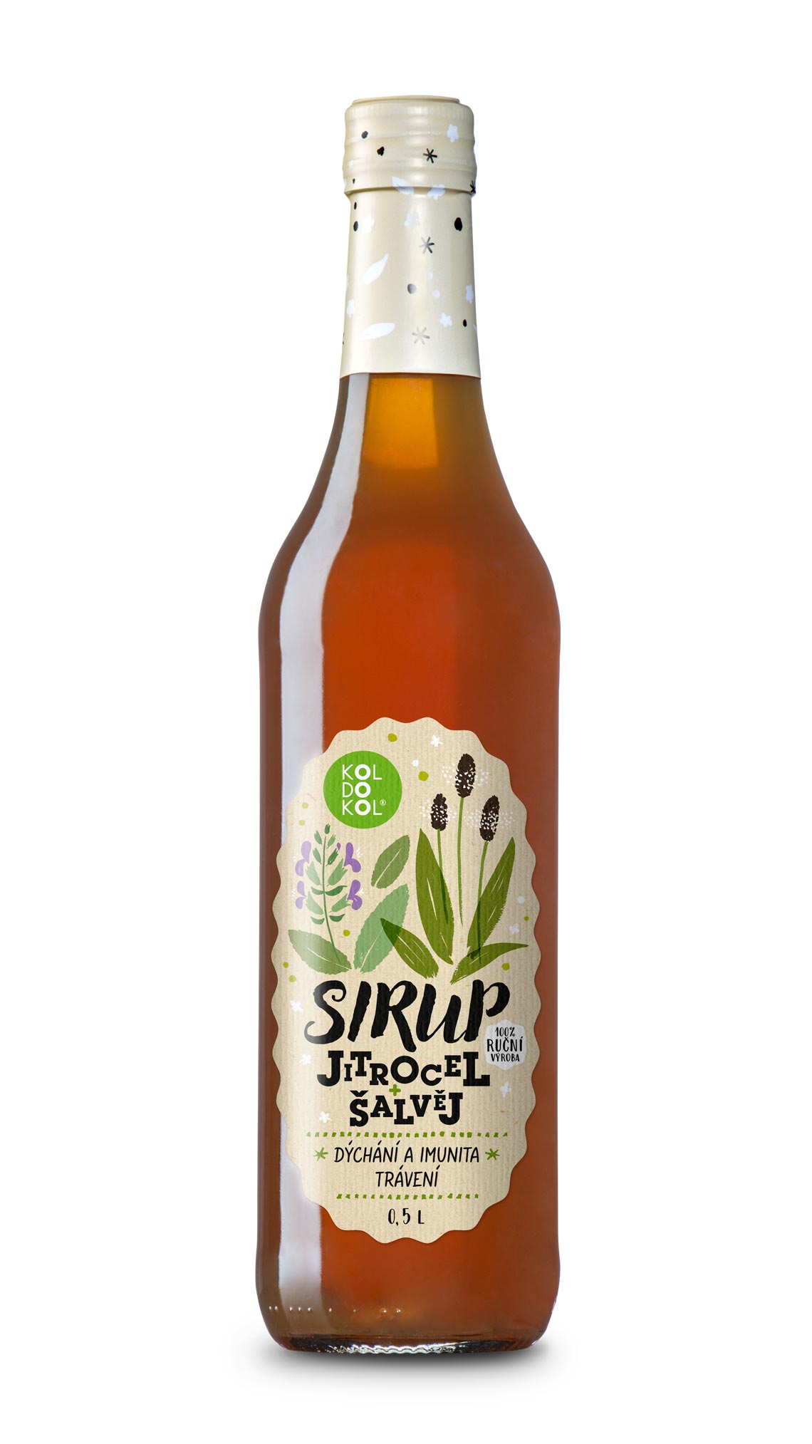 Jitrocel a šalvěj sirup 500 ml