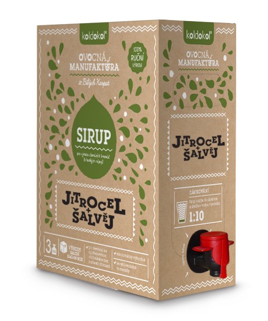 Sirup KOLDOKOL jitrocel a šalvěj 3 kg