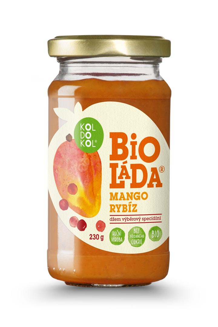 Bioláda mango a rybíz 230g bio