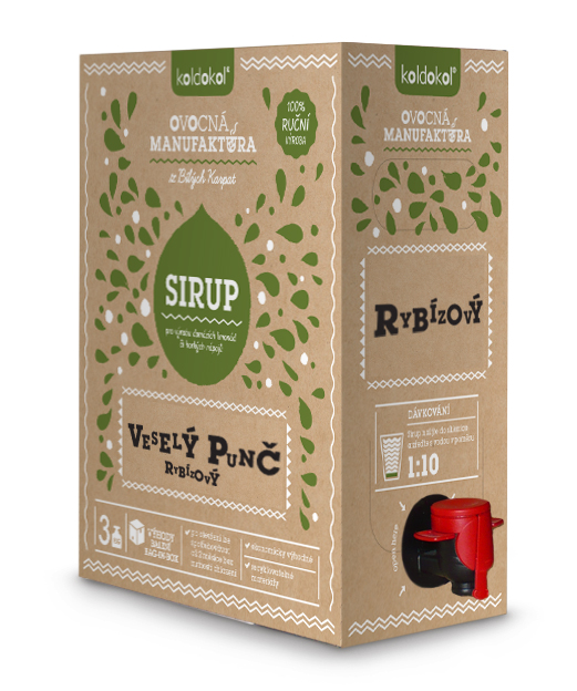 3kg Rybízový veselý punč sirup