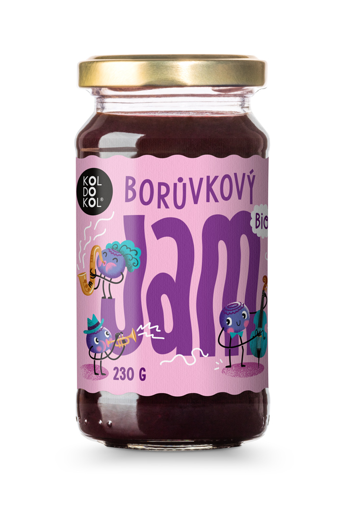 JAM Borůvka 230g bio