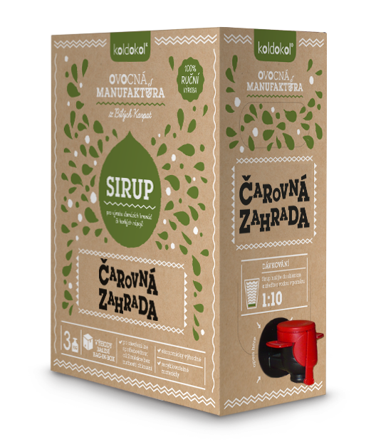 3kg Čarovná zahrada sirup bio