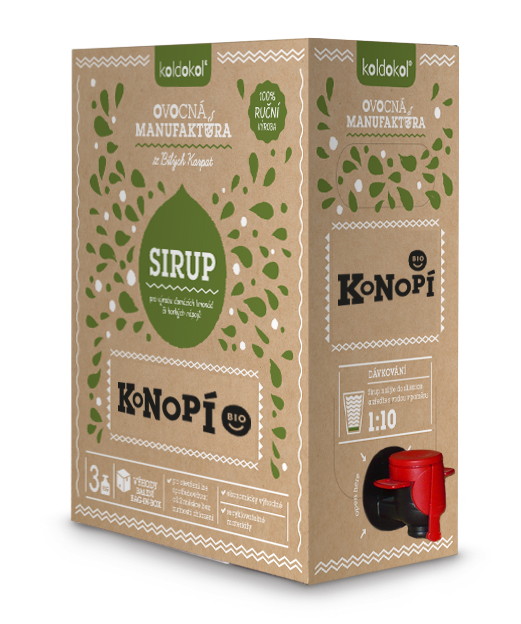 3kg BIO Konopí sirup