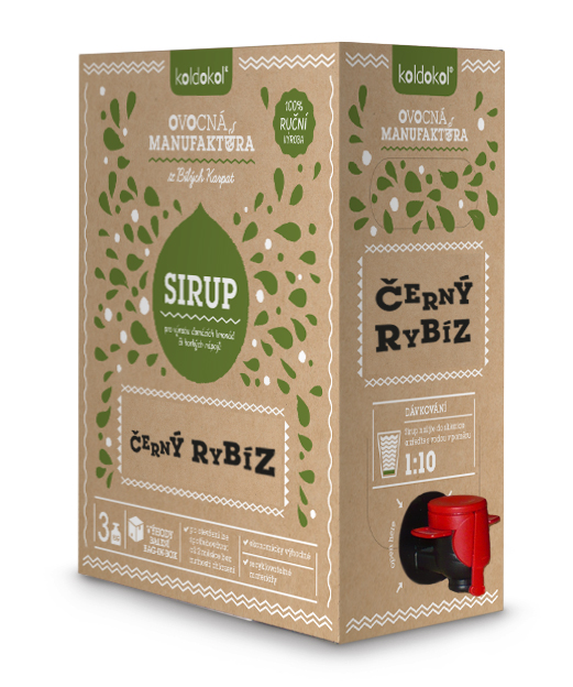 3kg Rybíz černý sirup