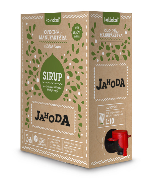 3kg Jahoda sirup