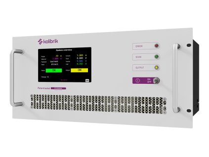 Potentiostat PTC-10100EW - front view