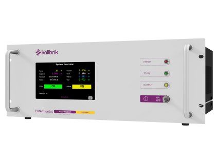 Potentiostat PTC-10100EW - front view