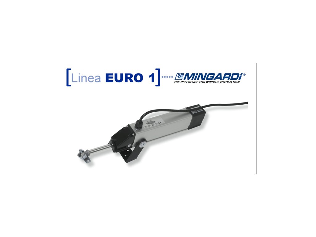 EURO 1+ (Varianta produktu EURO 1+ Elektrický otvírač oken a světlíků EURO 1+ Zdvih||Napětí||Síla 500mm||24V||450N)