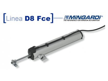 Mingardi D8Fce (Varianta produktu Mingardi D8Fce šroubovicový elektrický otvírač oken a světlíků Zdvih||Napětí 400)