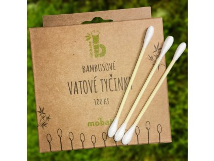 vatove tycinky bambusove 100ks mobake 772