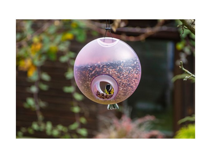 Krmítko Berry - ružový recyklát