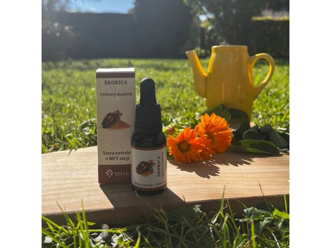 Terapeutické kvapky s tetra extraktom škorice
