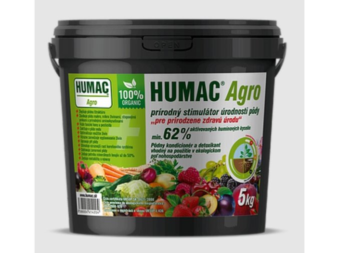 Prírodný stimulátor úrodnosti pôdy HUMAC® Agro 5kg