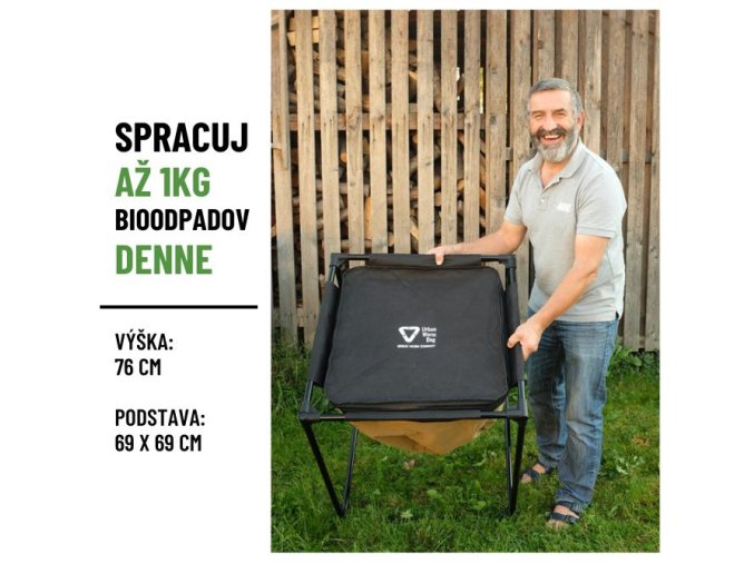 vermikomposter urban worm bag spracuj az 1kg bioodpadov denne