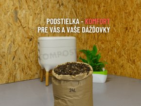 podstielka na chov dážďoviek uhlikaty material kompostujme