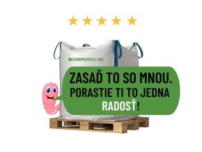 Univerzálny záhradnícky substrát 900l bigbag z kompostu zasaď to so mnou