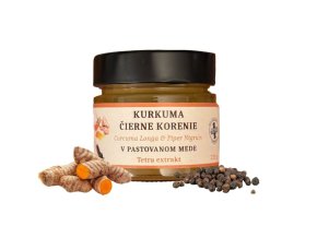 kurkuma a čierne korenie