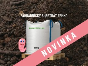 Záhradnícky substrát ZEMKO z kompostu a zeminy novinka
