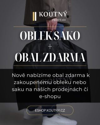 NOVINKA!👔 Od 10.3. nabízíme obal zdarma k zakoupenému obleku nebo saku na naších prodejnách či e-shopu. #pasnkamoda...