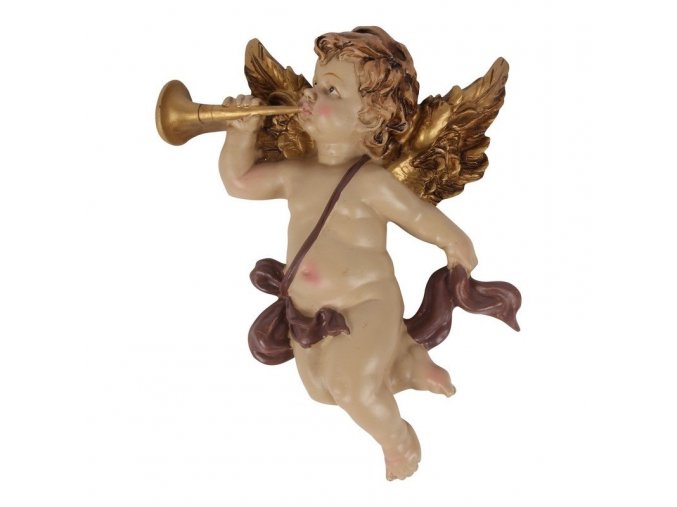 Dutchstyle Angel statue 24 cm Music 9420 169 pix1