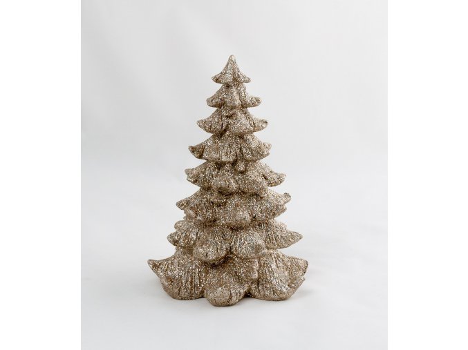 Vánoční dekorační stromek zlatostříbrný