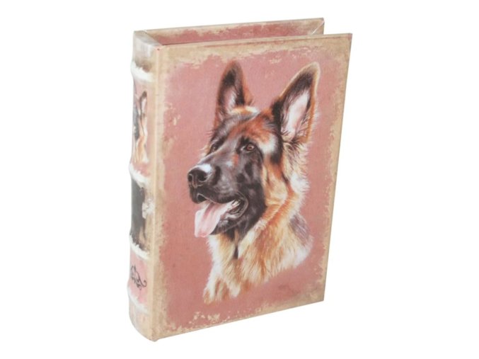 Book box 20cm Dog1