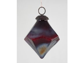 SET RUSTIKÁLNÍ SKLENĚNÉ OZDOBY