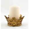 Svícen ve tvaru koruny, 11 cm