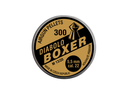 Diabolo Boxer 5,5 mm 300 ks