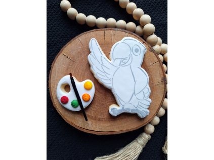 Omalovánka Papoušek