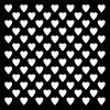 HEART PATTERN STENCIL 1