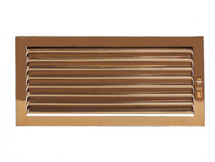 HARK Krbová mřížka HARK Lamelle 23x46 cm, zlato, regulovací, vyndavací