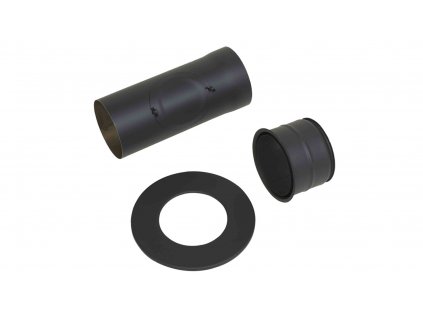 HARK kouřovod, zadní set STD, roura Ø 150/L 350/2 mm s čistícím otvorem, graphit