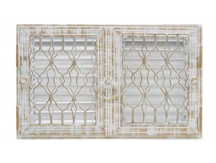 HARK Krbová mřížka HARK Lindau 28x46 cm, bílo zlatá, regulovatelná