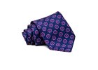 Dolcepunta Navy Purple Medallion Tie 10571604 335