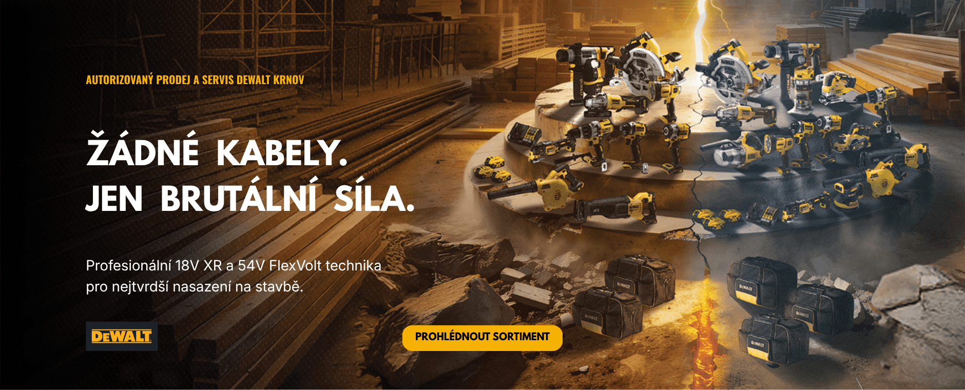 Akumulátorové nářadí DeWALT
