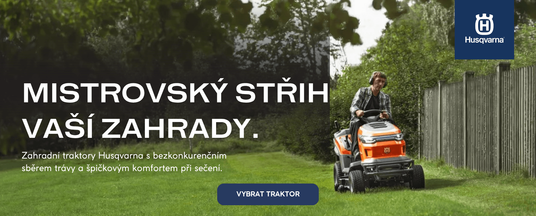 Zahradní traktory Husqvarna