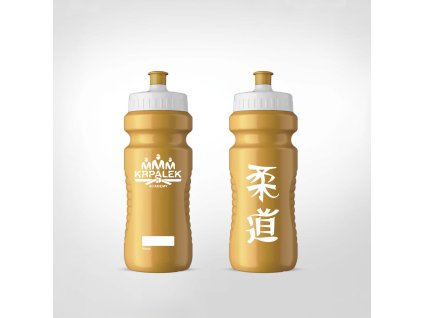 Sportovní láhev 600 ml - zlatá
