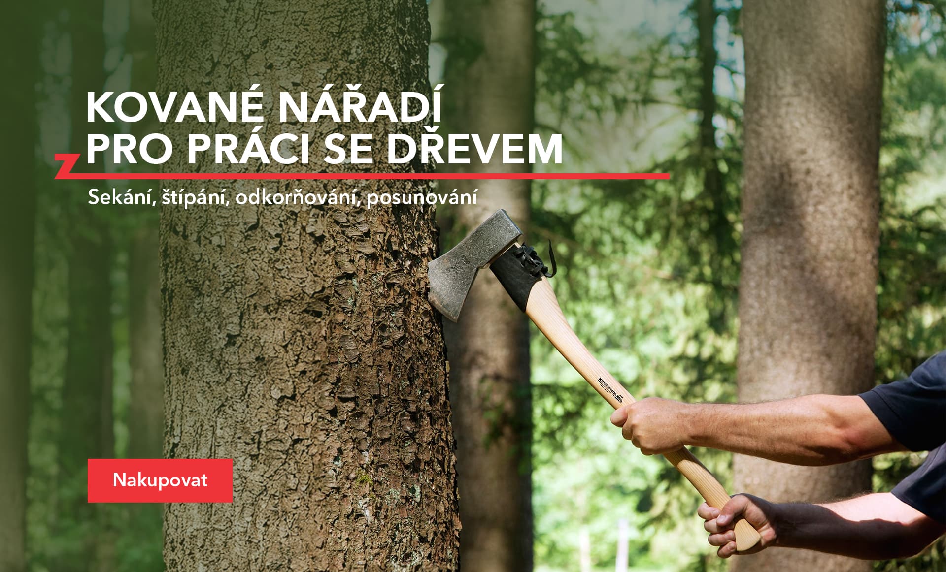 Kované nářadí pro práci se dřevem