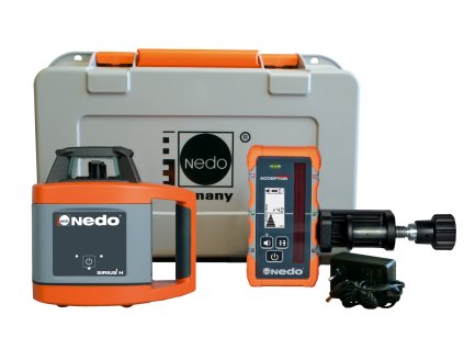 Rotačí laser Nedo Sirius H s přiímačem Acceptor MAXX