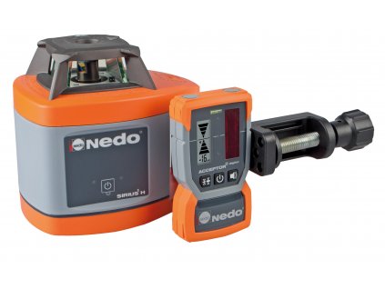 Rotačí laser Nedo Sirius H s přiímačem Acceptor 2