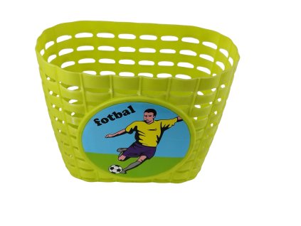 KOŠÍK NA ŘIDÍTKA DĚTSKÝ FOTBALISTA