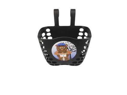 KOŠÍK NA ŘIDÍTKA DĚTSKÝ MEDVÍDEK (Barva Zelená)