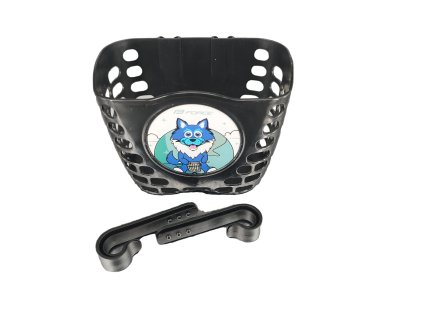 KOŠÍK NA ŘÍDÍTKA DĚTSKÝ VLK (Barva Růžová)