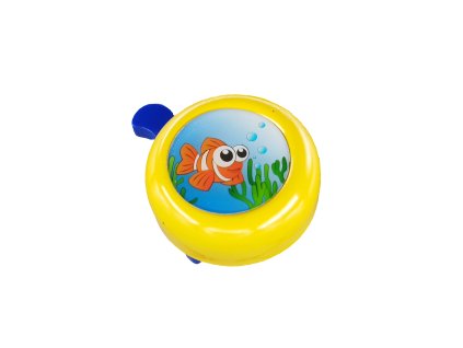 ZVONEK DĚTSKÝ 3D MOTIVY (Barva Žluto-modrá)