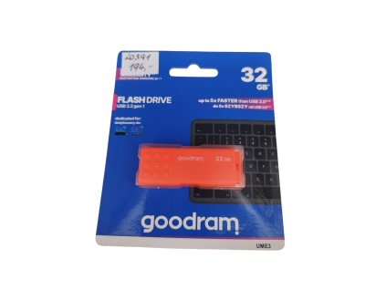 FLASH DISK 32 GB GOODRAM USB 3.0 ORANŽOVÁ