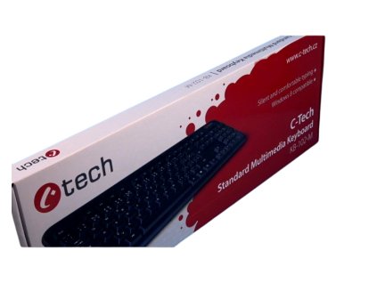 KLÁVESNICE C-TECH MULTIMEDIÁLNÍ USB