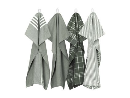 kuchyňské utěrky olivově zelená